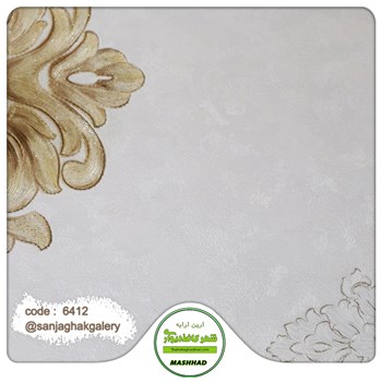 کاغذدیواری-طرح-داماسک-تک-گل-کد-6412