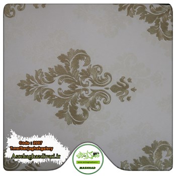کاغذ-دیواری-ارزان-قیمت-و-حراجی-طرح-داماسک-کرم-کد-2007