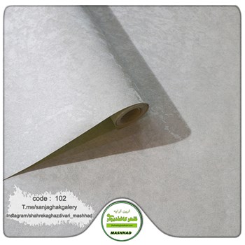کاغذ-دیواری-پتینه-براق-آبی-فیروزه-ای-کد-102