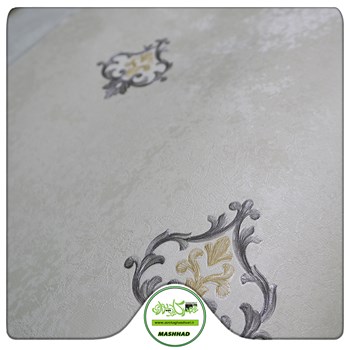 کاغذ-دیواری-ارزان-قیمت-طرح-داماسک-رنگ-کرم-کد-190825-انبار-مشهد