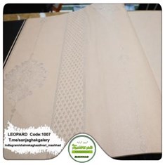 کاغذدیواری-طرح-داماسک-ستونی-نقره-ای-آلبوم-لئوپارد-کد-1007