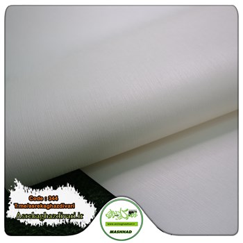 کاغذ-دیواری-طرح-پتینه-رنگ-سفید-شیری-حراجی-ارزان-قیمت-کد-344