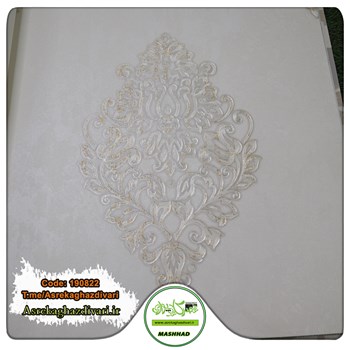 کاغذ-دیواری-ارزان-قیمت-طرح-داماسک-رنگ-کرم-کد-190822-انبار-مشهد