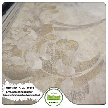 کاغذدیواری-طرح-گل-پیچکی-طلایی-آلبوم-لورنزو-کد-22213