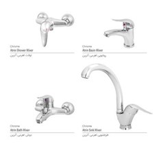 ست-کامل-شیرآلات-آترین-کروم