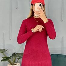 تونیک-بافت-یقه-گرد