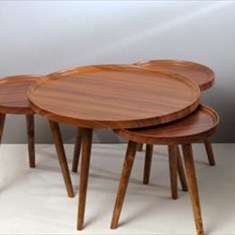 میز-عسلی-لبه-دار-گرد-کد-514