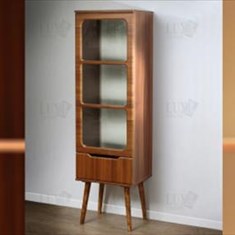 جاکتابی-تک-درب-شیشه-ای-کد-690