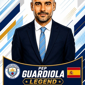 کارت-مربی-فوتبال-پپ-گواردیولا-مدل-Legend
