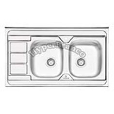 سینک-پرنیان-استیل-مدل-PS-2111-نیمه-فانتزی-روکار