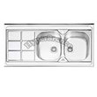 سینک-پرنیان-استیل-مدل-PS1124-روکار