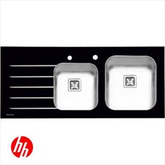 سینک-شیشه-ای-پرنیان-استیل-مدل-PS-4104