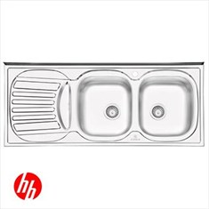 سینک-پرنیان-استیل-مدل-PS-2106نیمه-فانتزی-روکار