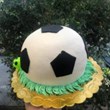 کیک-توپ-فوتبال-نیمه-فوندانت