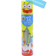 مداد-رنگی-12-رنگ-آریا-مدل-استوانه-فلزی