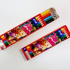 مداد-رنگی-6-رنگ-البرز-مدل-مقوایی