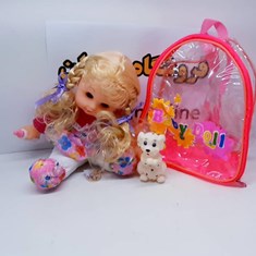 عروسک-دخترانه-Baby-doll-مدل-کوله-ای-کد-307