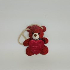 شکلات-قلبی-مدل-خرسی-بند-دار-کد-s-34