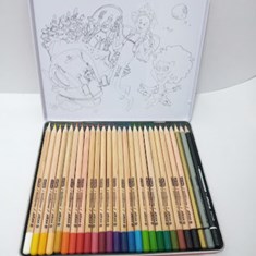 مداد-رنگی-3-24-رنگ-فلزی-آریا