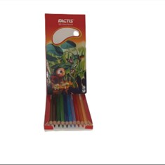 مداد-رنگی-12-رنگ-فکتیس-FACTIS-مدل-مقوایی