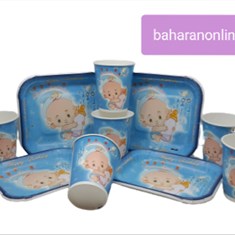 تم-ظرف-و-لیوان-مدل-نوزادی-رنگ-آبی-کد-43