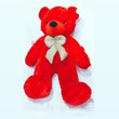 عروسک-خرس-بزرگ-80-سانتی-مدل-پاپیونی-رنگ-قرمز-کد-KH-213