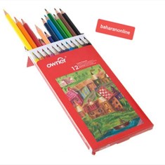 مداد-رنگی-12-رنگ-owner-مدل-مقوایی-کد-141612