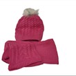 شال-و-کلاه-بافت-دخترانه-و-زنانه-مدل-داخل-خز-رنگ-صورتی-کد-904
