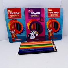 مداد-رنگی-12-رنگ-پیکاسو-مدل-تخت-فلزی-کد-D-4236
