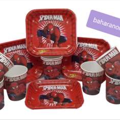 تم-ظرف-و-لیوان-مدل-مرد-عنکبوتی-کد-440