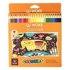مداد-رنگی-24-رنگ-ووک-Woke-مدل-مقوایی