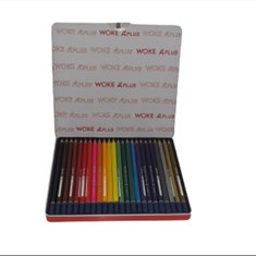 مداد-رنگی-24-رنگ-ووک-WOKE-مدل-فلزی