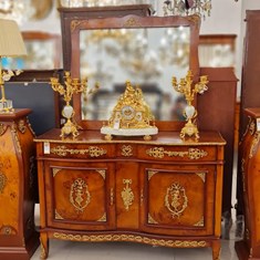 آیینه-و-کنسول-دو-درب-هلالی-مازول