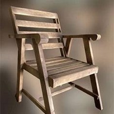 میز-و-صندلی-چوبی-دسته-دار