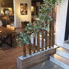 جدیدترین-مدلهای-نرده-چوب-بامبو