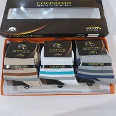 جوراب-مردانه-نیم-ساق-پنبه-کوکاتو