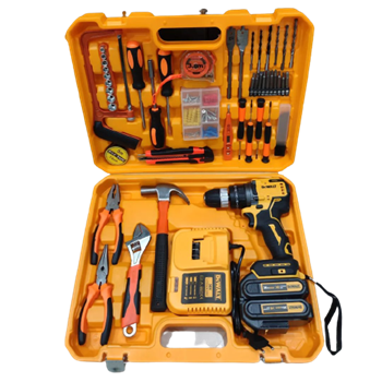 دریل-شارژی-موتور-براشلس-دیوالت-با-پک-ابزار