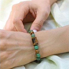 دستبند-اونتورین-سبز-و-چشم-ببر