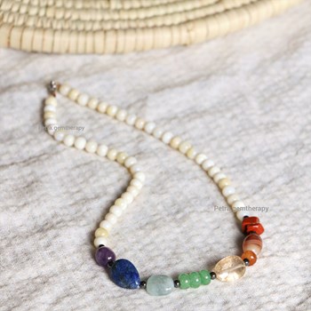 گردنبند-زنانه-صدف-و-هفت-چاکرا