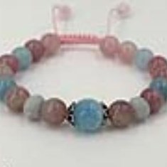دستبند-رزکوارتز-ماداکاسکار-و-آکوامارین-و-نقره