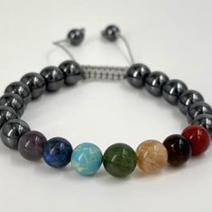 دستبند-هفت-چاکرا-و-حدید