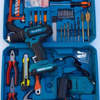 دریل-36-ولت-شارژی-ماکیتا-پک-کامل