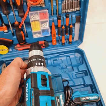 دریل-36-ولت-شارژی-ماکیتا-پک-کامل