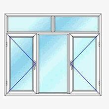 پنجره-دو-جداره-سه-لنگه-فیکس-کتیبه-دار