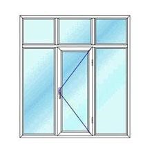 پنجره-دو-جداره-سه-لنگه-با-یک-بازشوی-یک-طرفه-کتیبه-دار