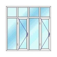 پنجره-دو-جداره-سه-لنگه-با-دو-بازشوی-یک-طرفه-کتیبه-دار