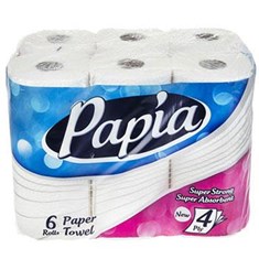 دستمال-حوله-کاغذی-پاپیا-بسته-6-عددی