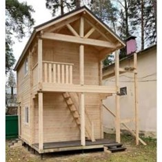 ایده-کلبه-چوبی-دو-طبقه