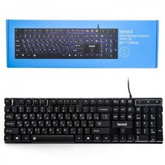 کیبورد-دارای-نور-LED-سیم-دار-بیاندBeyondمدل-BK-7110