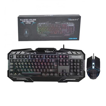 کیبورد-و-موس-گیم-سیم-دار-وریتیVERITYمدل-V-KB6126GCW